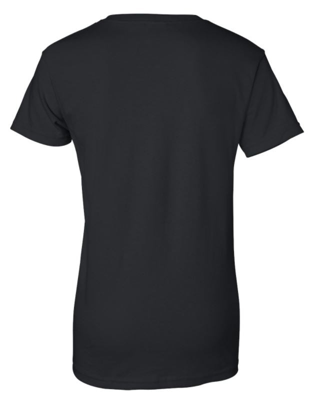 Women Black Custom Unisex T shirt
